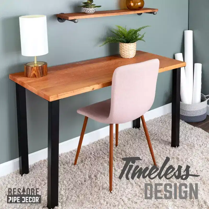 Solid Cedar Wood Desk with 28