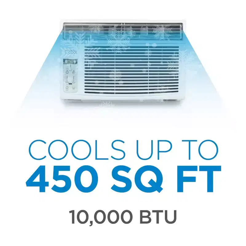 COMMERCIAL COOL Air Conditioner with Remote Control and Adjustable Thermostat