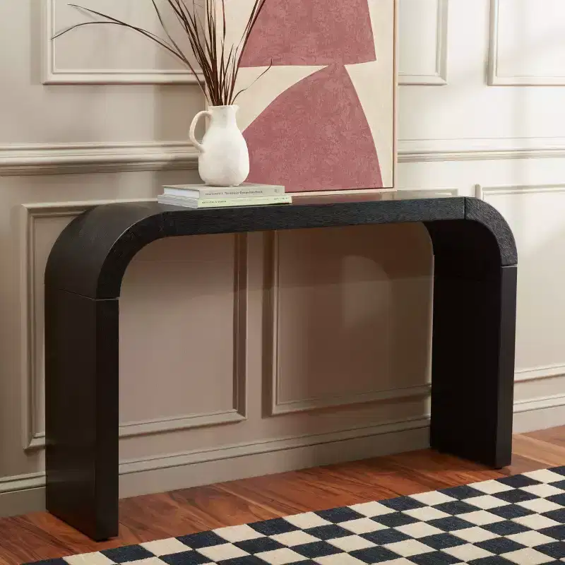 Liasonya Curved Console Table - CNS6604 -Safavieh