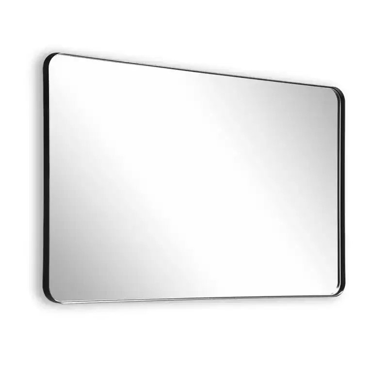 SUMERAIN Bathroom Vanity Mirror with Tempered Glass, 40X30 Modern Wall Mirror, Horizontal/Vertical