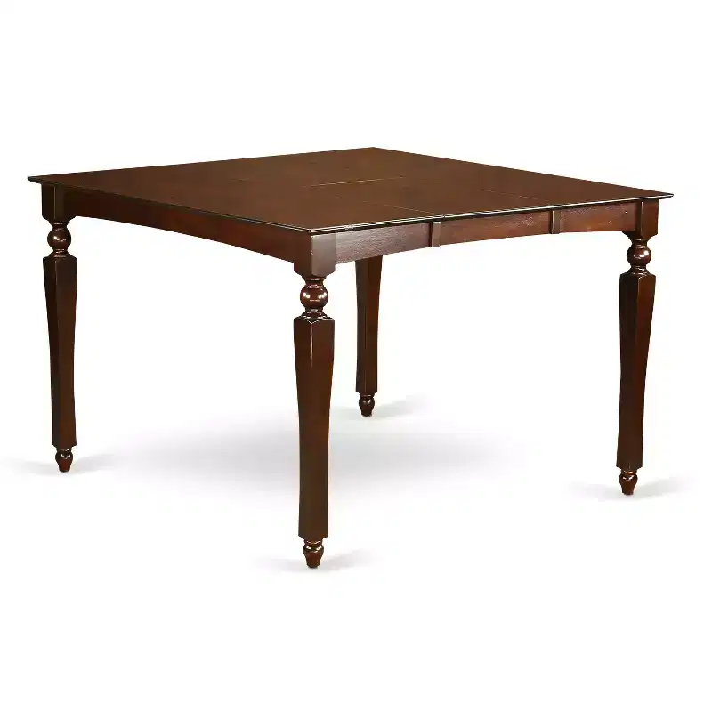 HomeStock Counter Height Dining Set Black Butterfly Leaf Table 8 Chairs