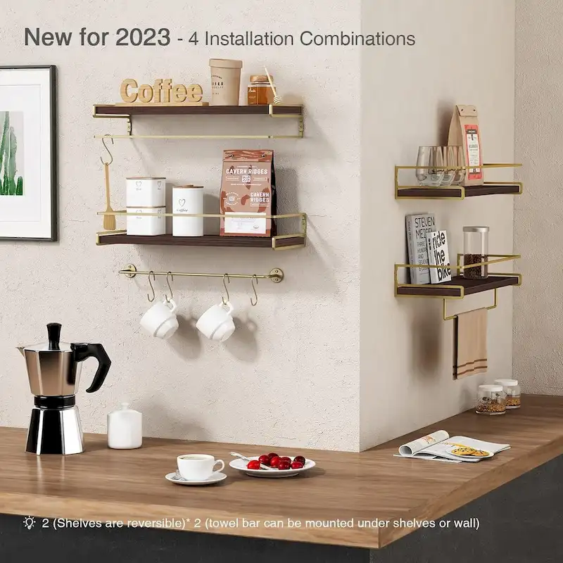 Floating Shelves Bathroom