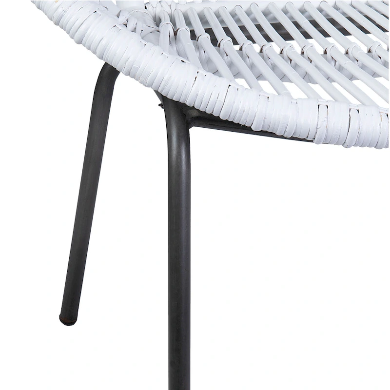 Natural Rattan Handwoven Papasan Accent Chair by East at Main