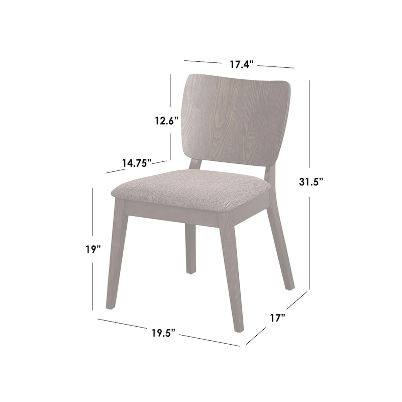 Simple Living Bernard Mid-Century 5-piece Dining Set