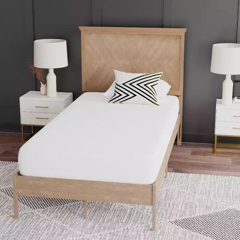 Emma and Oliver CertiPUR-US Certified Memory Foam Mattress Infused with Charcoal & Green Tea Cooling Gel