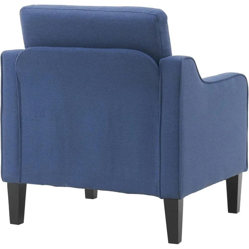 Mid-Century Modern Accent Chair, Single Seat – Multi-Color Options