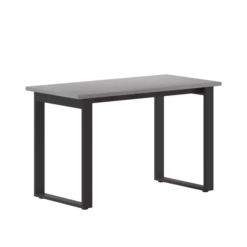 Flash Furniture Redmond Commercial 48x24 Conference Table with 1 Thick Double Sided Laminate Table Top with PVC Edging and Heavy Duty U-Frame Steel Base
