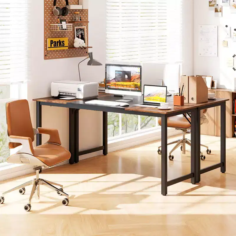 Set of 2/4/6 63 Large Computer Desk Writing Workstation Conference Table Home Office