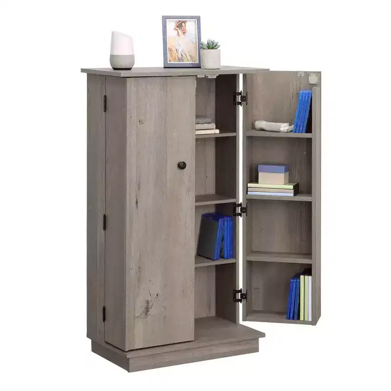 Sauder Sundar Multi Media Storage Cabinet Mystic Oak