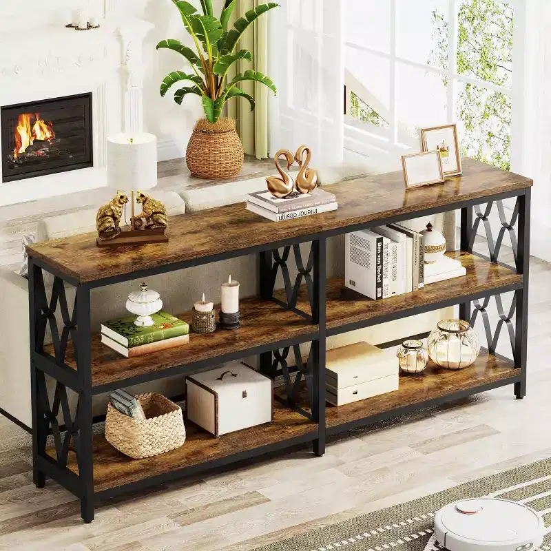 70.9 3-Tier Sofa Console Table