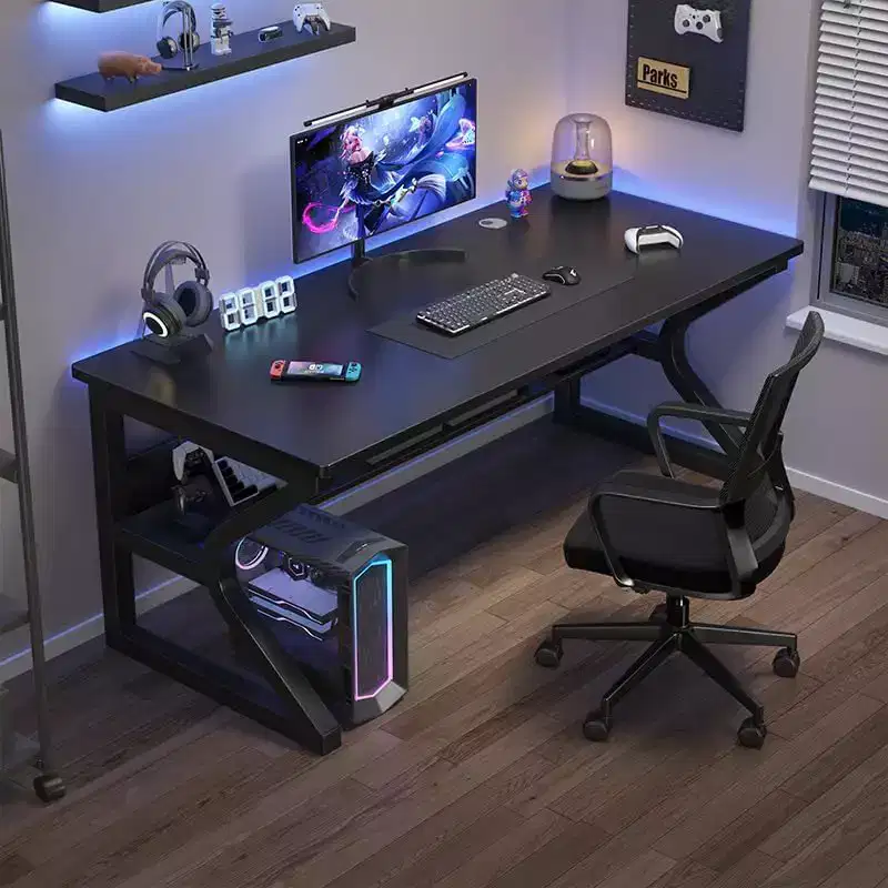31 in Small Computer Desk, Home Office Desks, Small Desk for Bedroom, Writing Study Work Table, Modern Study Work Computer Table for Home Office