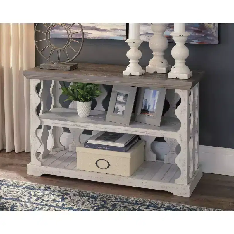 Havalance Sofa/Console Table Gray/White - Signature Design by Ashley