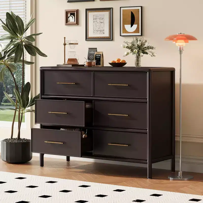 Christopher Knight Home Citlali 48'' Vintage Acacia Wood Storage Cabinet with 6 Drawers