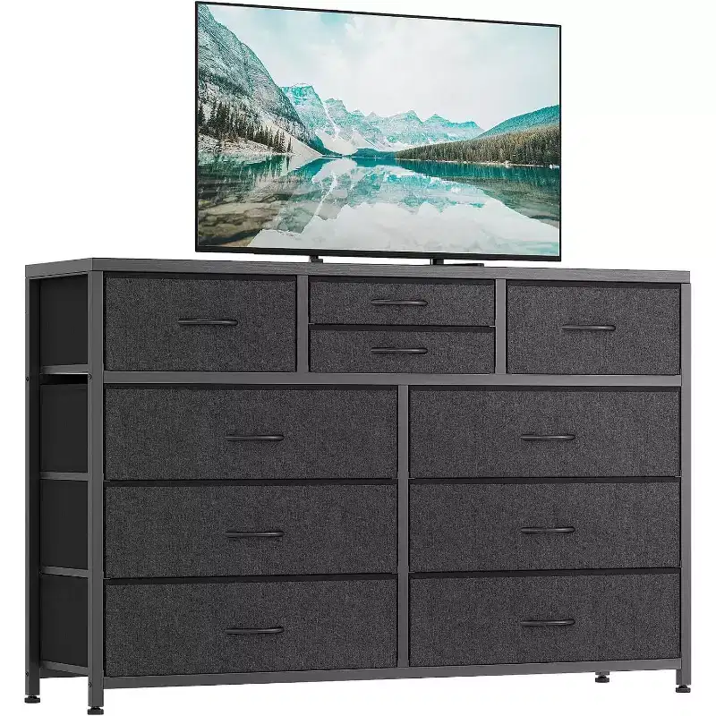 10 Drawer Dresser TV Stand for 55