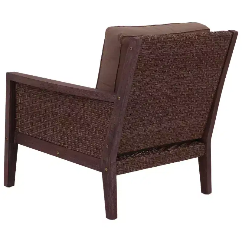 Courtyard Casual Buena Vista II 2 pc Club and Ottoman Includes: One Club Chair and One Ottoman