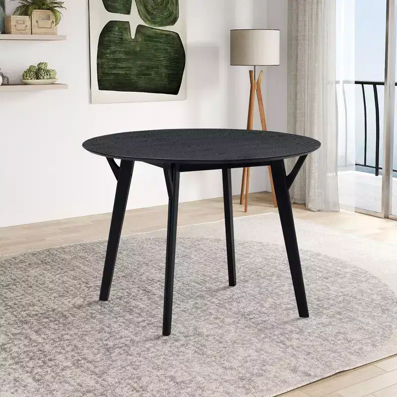 42 Round Wooden Dining Table Kitchen Table Dining Table for 4 for Dining Room