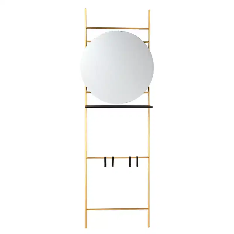 Medhurst Wall Mounted Hall and Entry Organizer - Gold - SEI
