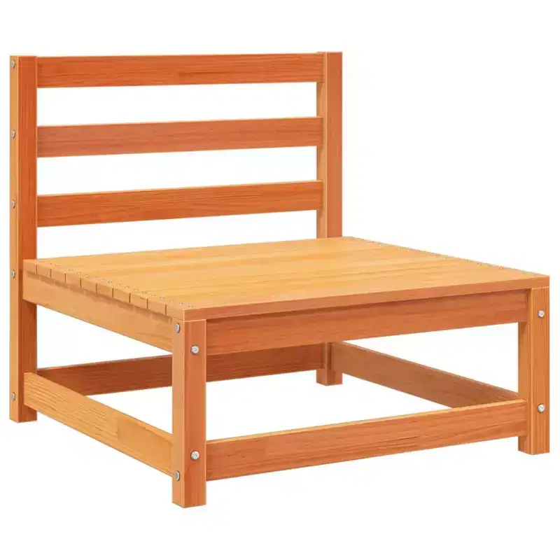 vidaXL Garden Sofa Set Wax Solid Pine Wood Large Breathable Design