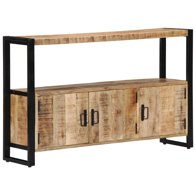 vidaXL Side Cabinet 47.2x11.8x29.5 Solid Mango Wood