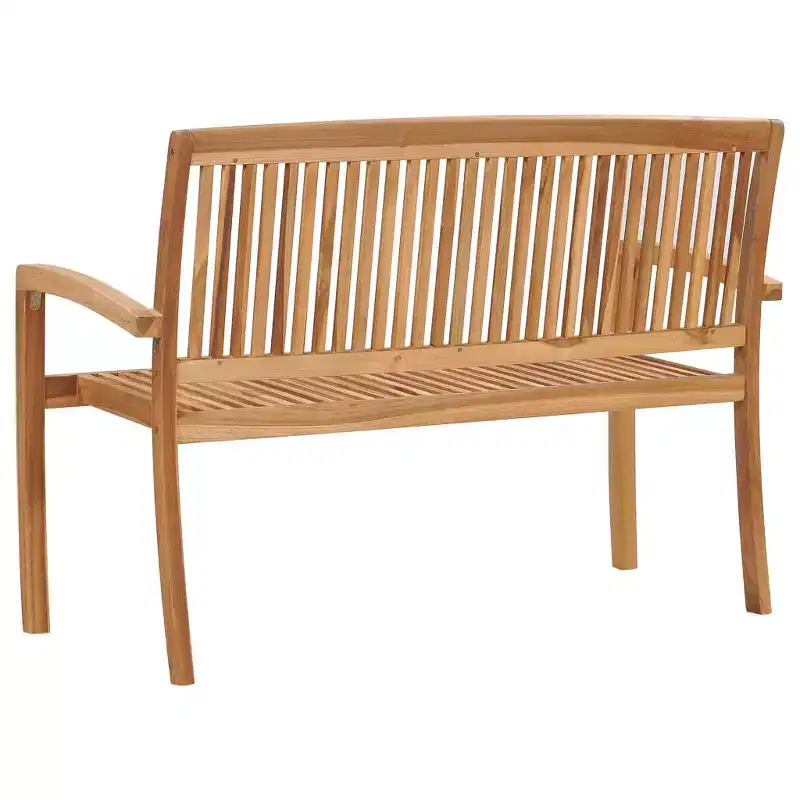 Garden Bench Teak wood Solid Teak Wood Medium Stackable