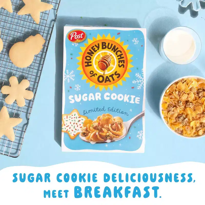 Post Honey Bunches of Oats Sugar Cookie Breakfast Cereal - 15.2oz