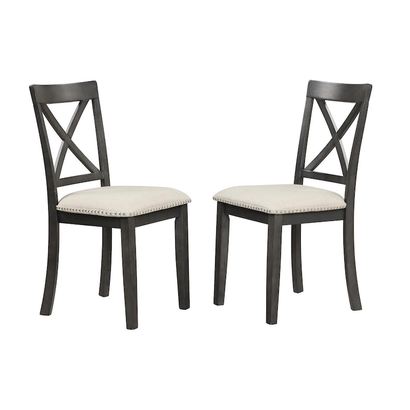5-Piece Modern Wooden Dining Set with Round Table & Chairs
