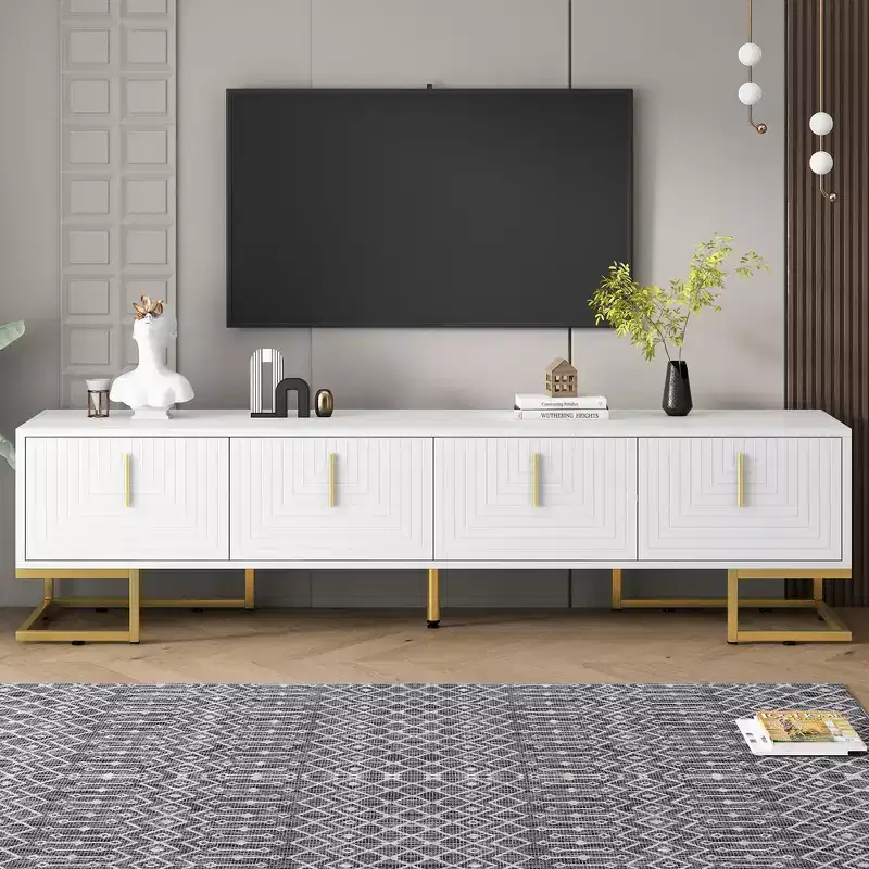 70-Inch Modern Media Cabinet TV Stand for TVs up to 80