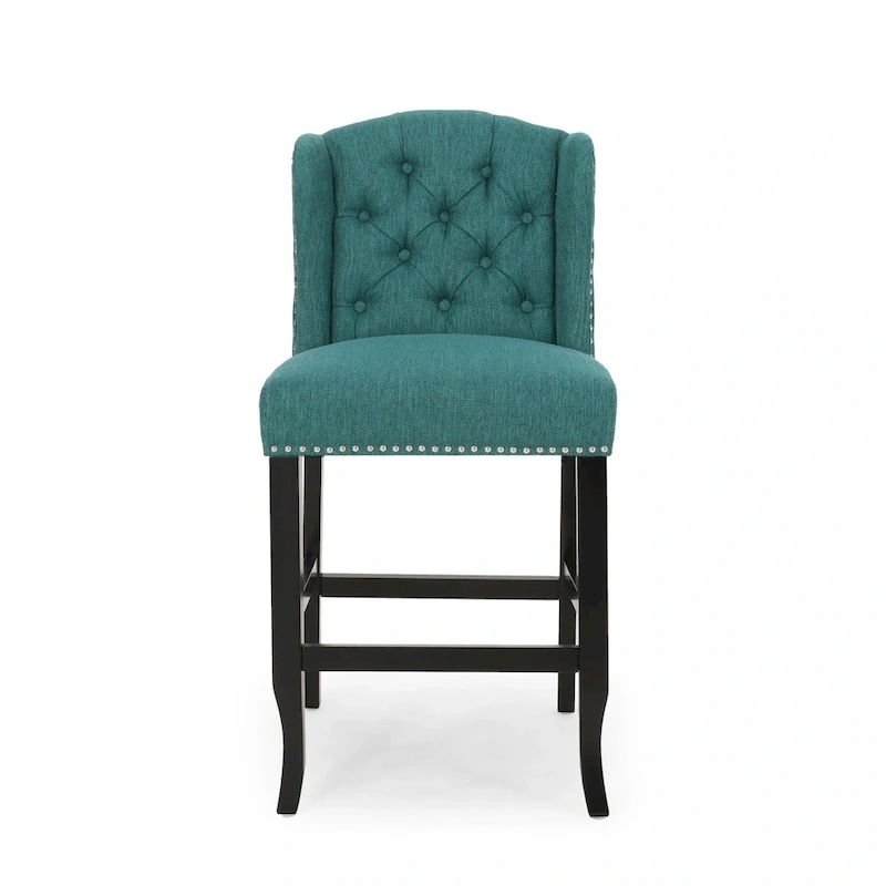 Foxcroft Wingback Counter Stool (Set of 2) by Christopher Knight Home
