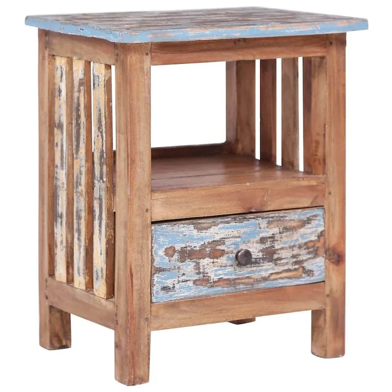 Bedside Cabinet Solid Wood Mahogany