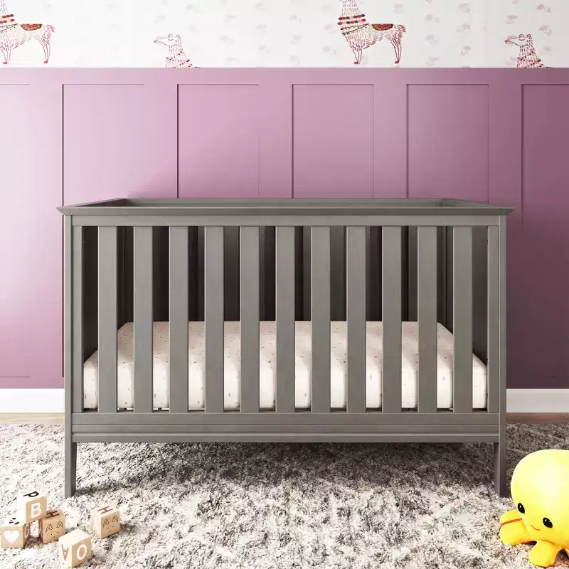 Child Craft Atwood 3-in-1 Convertible Crib, Converts to Day Bed, Toddler Bed, 3 Mattress Positions, Non-Toxic, Baby Safe Finish
