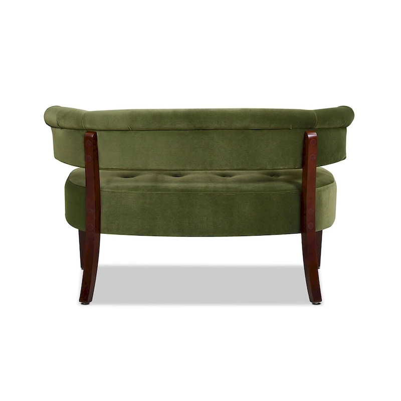 Jared 51 Modern Recessed Arm Tufted Bench Settee