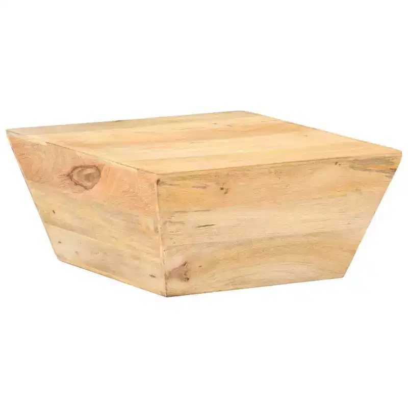 vidaXL Coffee Table V-shape Side End Table Living Room Sofa Table Solid Wood