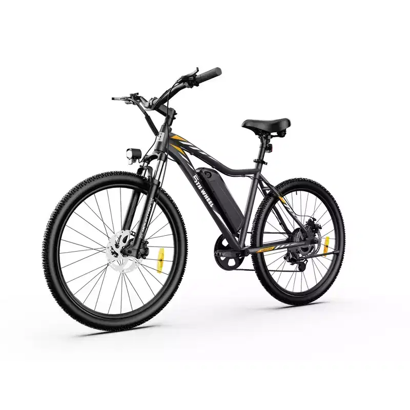 5TH WHEEL DISCOVER Commuter Electric Bike - 700W Peak, 20 mph, up to 43 Mile Range, 330 lbs Capacity, 26 Tires