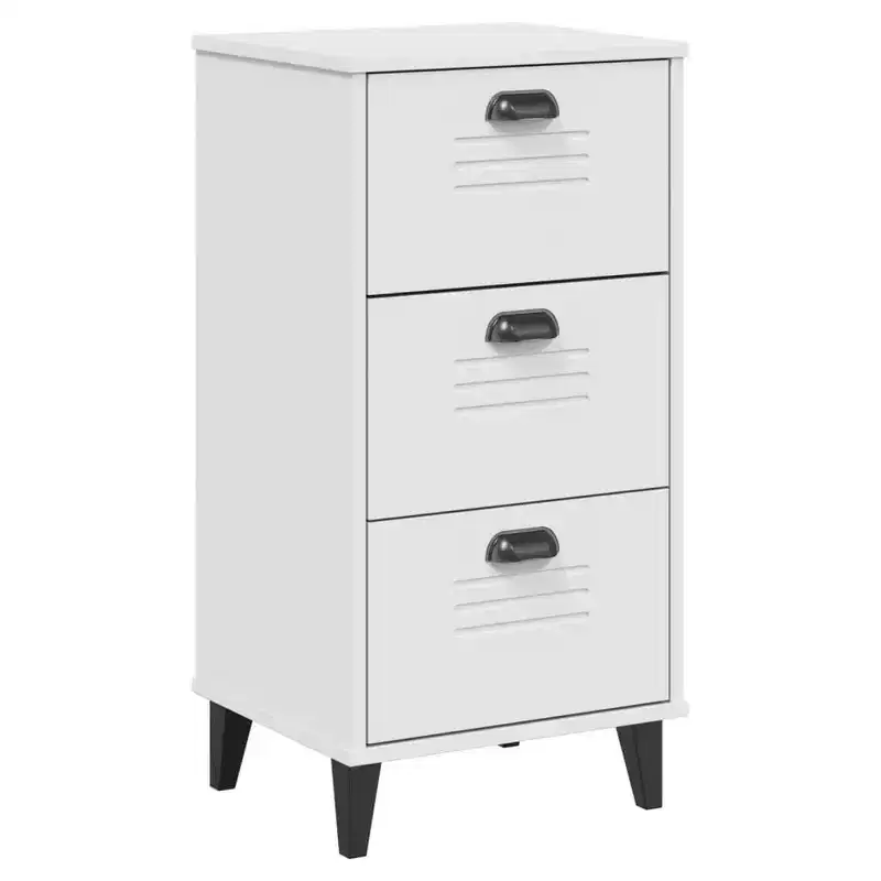 Bedside Cabinet Accent End Table Bedroom Furniture Solid Wood Pine