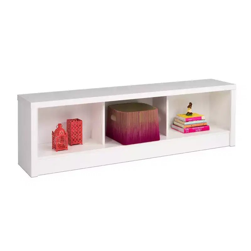 Calla Entryway Bench White - Prepac: Chic Cosmopolitan Design, Laminated Surface, Metal Hardware