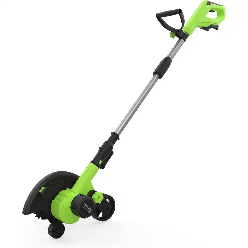 Garee Cordless Lawn Edger, 9 Blade, 20V Battery Powered with 4000mAh Battery & Charger, 3-Position Depth, Adjustable Handle, Lightweight Garden Tool