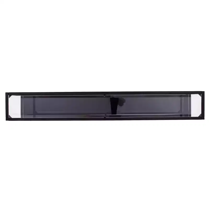 Bergen Narrow Metal Console Table - Black - SEI