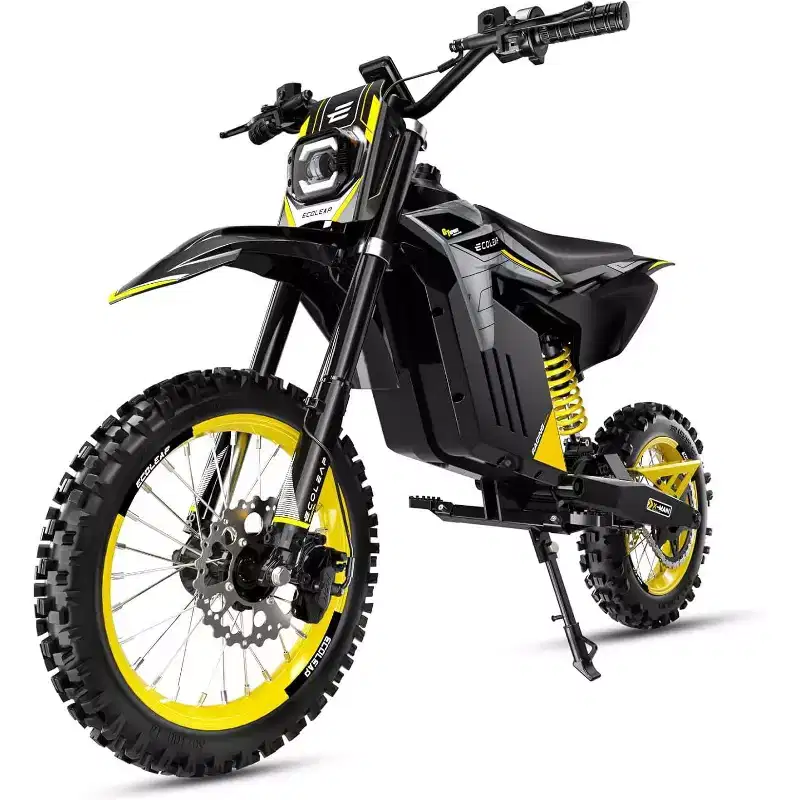 ECOLEAP 3500W Peak Electric Dirt Bike for Teens & Adults, 37MPH Off-Road E-Bike, 48V 21Ah Battery, Up to 55-Mile Range, 400LBS, 13+