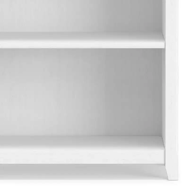 HomeStock 51 H. French Blue Metal Book Racks 5 with Tier Shelves