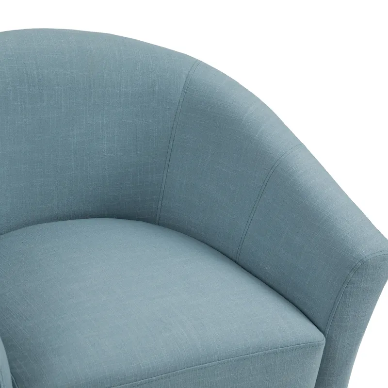 2 Set Modern Accent Chair Upholstered Barrel Chair