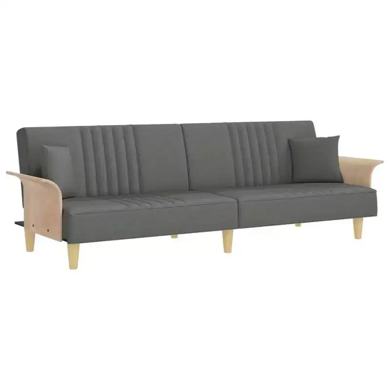 vidaXL Sofa Bed Sleeper Sofa Couch Bed Settee for Living Room Settee Fabric
