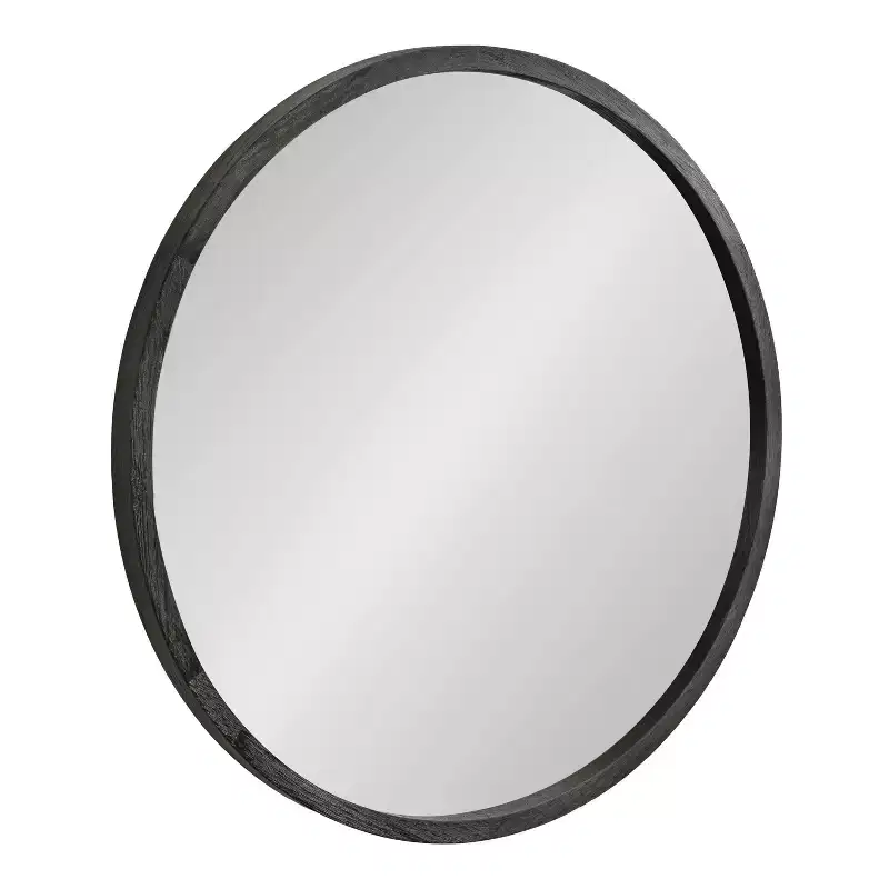 Kate & Laurel All Things Decor 28x28 Occonor Wood Round Mirror