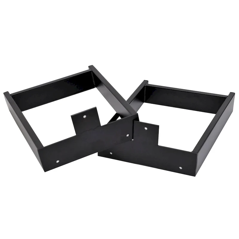 Black Powder-Coated H-Type Square Tube Table Legs (16