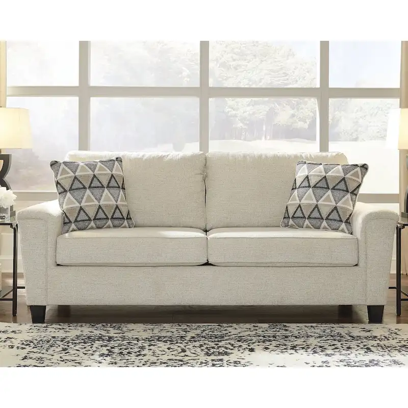Queen Sofa Sleeper, Upholstered Pull-Out Couch Bed, 89W x 38D x 39H in, Living Room Convertible Sofa