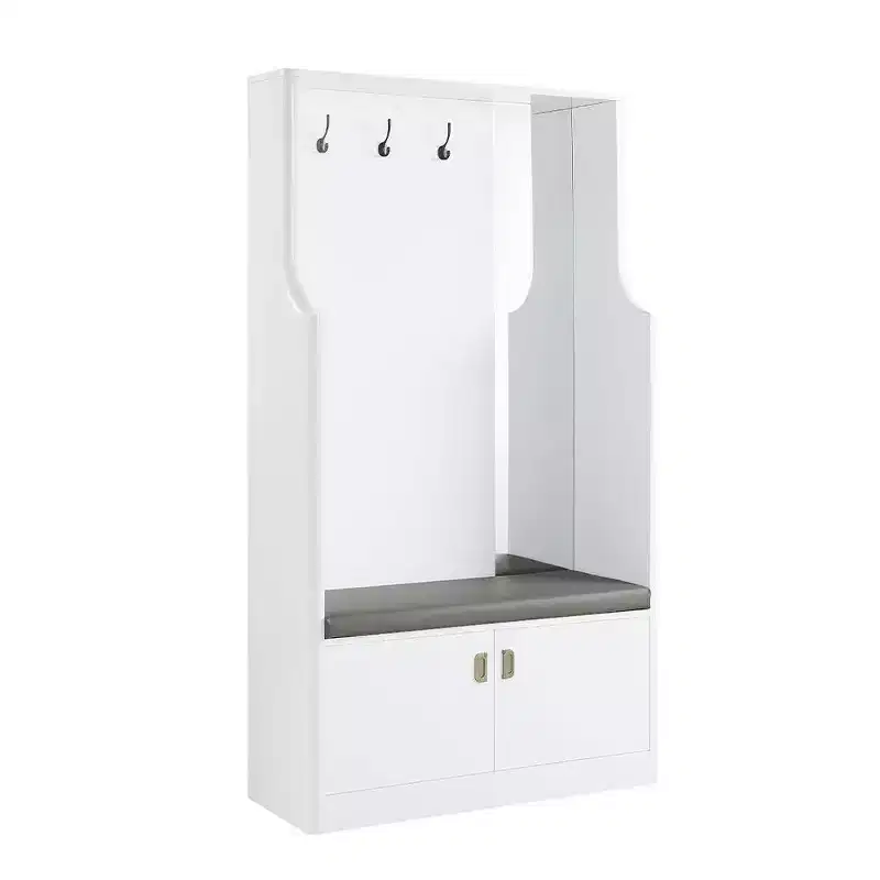 Buck 43" Hall Trees White High Gloss - Acme Furniture