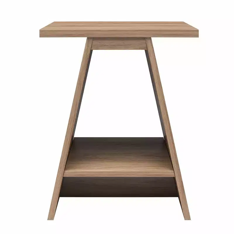 Danton A-Frame End Tables, Set of 2, Walnut