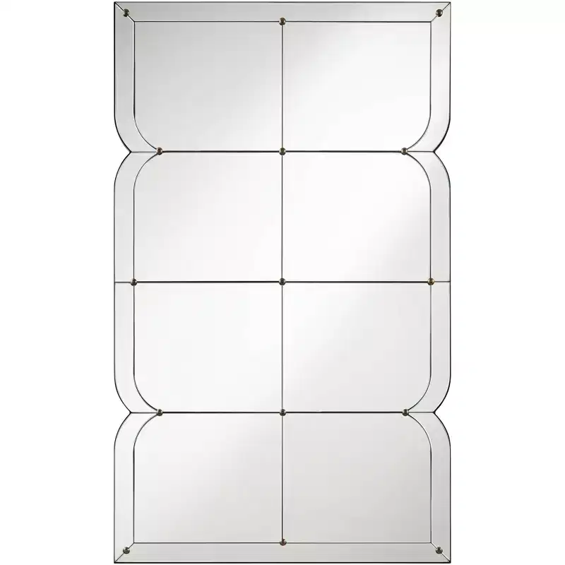 Curved Multi-Panel Wall Mirror 26.5
