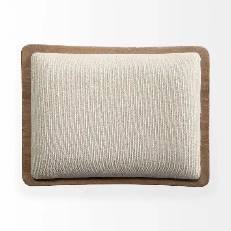 Katniss Cream Fabric Seat with Gold Metal Frame Counter Stool