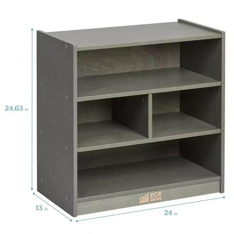 ECR4Kids Mobile Building Block Storage Cabinet, Small, Classroom Furniture