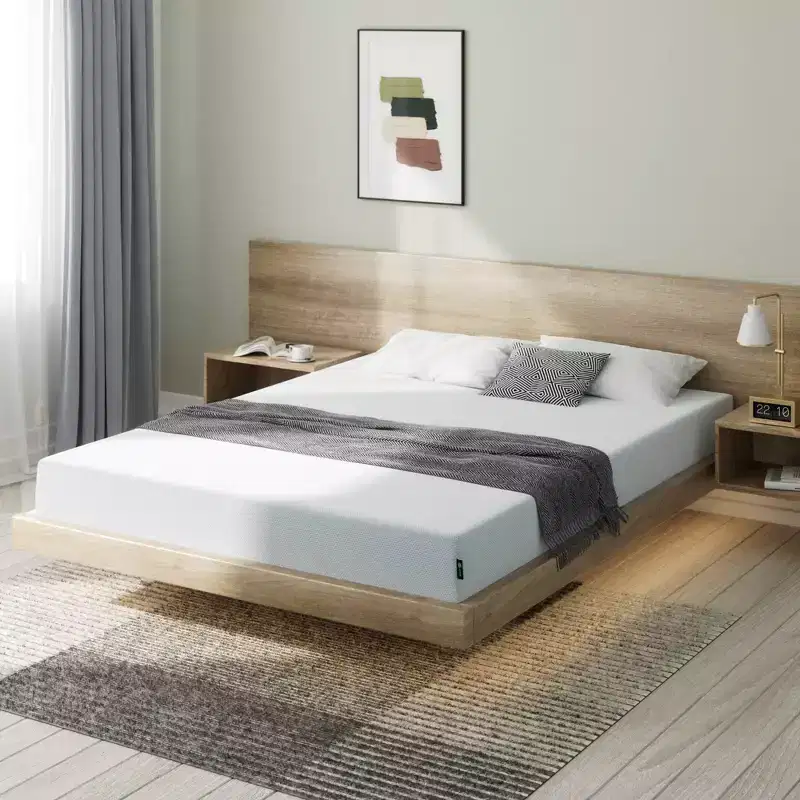 Zinus 8" Gel Memory Foam Mattress - Queen: Medium Firm, Cooling Technology, CertiPUR-US Certified, Spot Clean, 10-Year Warranty